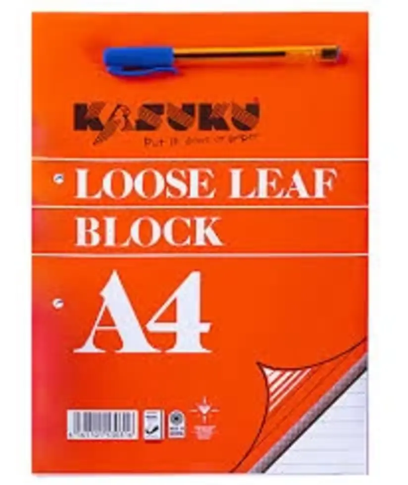 Kasuku Loose Leaf Block A4